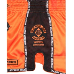 Wicked One Infamous Muay Thai Shorts Orange -Thefightfactory Shop WickedInfamousOrange3