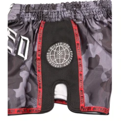 Wicked One Overcome Muay Thai Shorts Black Camo -Thefightfactory Shop WickedOneOvercomeMuayThaiShortsBlackCamo4