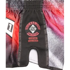 Wicked One Red Line Muay Thai Shorts -Thefightfactory Shop WickedOneRedLineMuayThaiShorts3