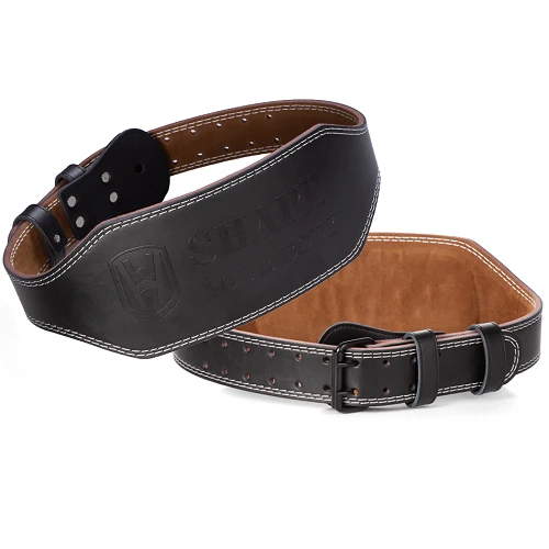 Worth While Leather Gym Weightlifting Belt 15cm 3 Worth While Leather Gym Weightlifting Belt 15cm