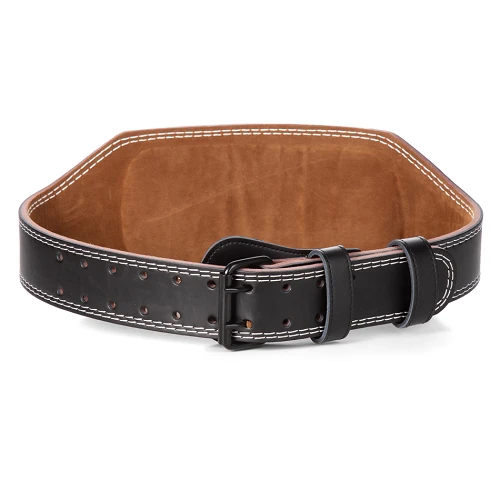 Worth While Leather Gym Weightlifting Belt 15cm 4 Worth While Leather Gym Weightlifting Belt 15cm - Image 2