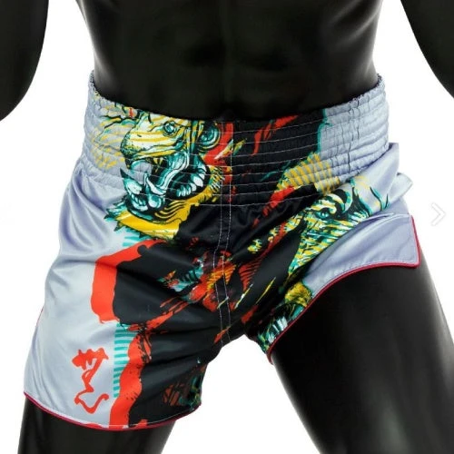 Fairtex Slim Cut Muay Thai Shorts Satoru Grey BS1909 3 Fairtex Slim Cut Muay Thai Shorts Satoru Grey BS1909