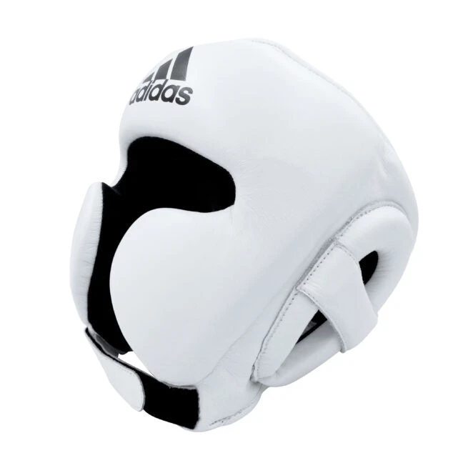 Adidas Adistar Pro Leather Head Guard – White 3 Adidas Adistar Pro Leather Head Guard – White