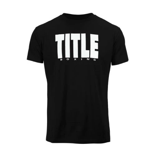 Title Boxing Iconic Block T Shirt - Black/White 3 Title Boxing Iconic Block T Shirt - Black/White