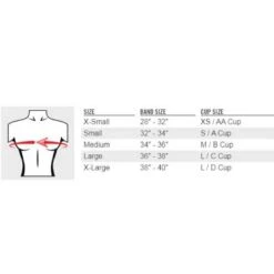 Title Advanced Boxing Chest Guard Compress Bra Top -Thefightfactory Shop chart