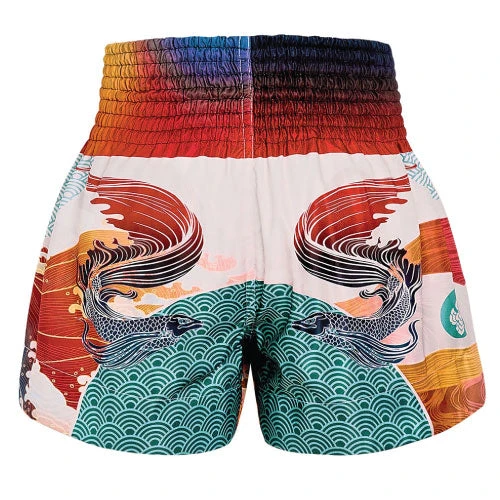 TUFF Siamese Fighting Fish Muay Thai Boxing Shorts 4 TUFF Siamese Fighting Fish Muay Thai Boxing Shorts - Image 2