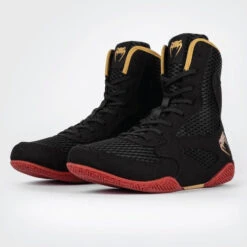 Venum Contender Boxing Shoes - Black/Gold/Red