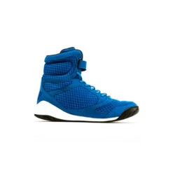 Everlast Elite High Top Boxing Shoes - Blue 5 Everlast Elite High Top Boxing Shoes - Blue -Thefightfactory Shop ev4