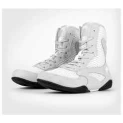 Venum Contender Boxing Shoes - White/Grey