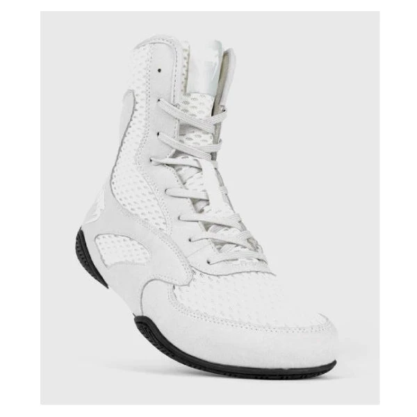 Venum Contender Boxing Shoes - White/Grey 4 Venum Contender Boxing Shoes - White/Grey - Image 2