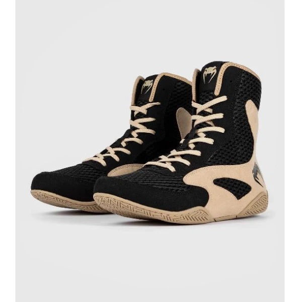 Venum Contender Boxing Shoes - Black/Sand 3 Venum Contender Boxing Shoes - Black/Sand