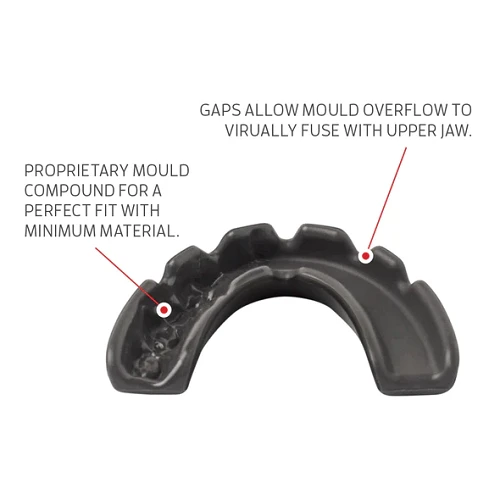 Lobloo Slick Professional Dual Density Mouth Guard Black 5 Lobloo Slick Professional Dual Density Mouth Guard Black - Image 3