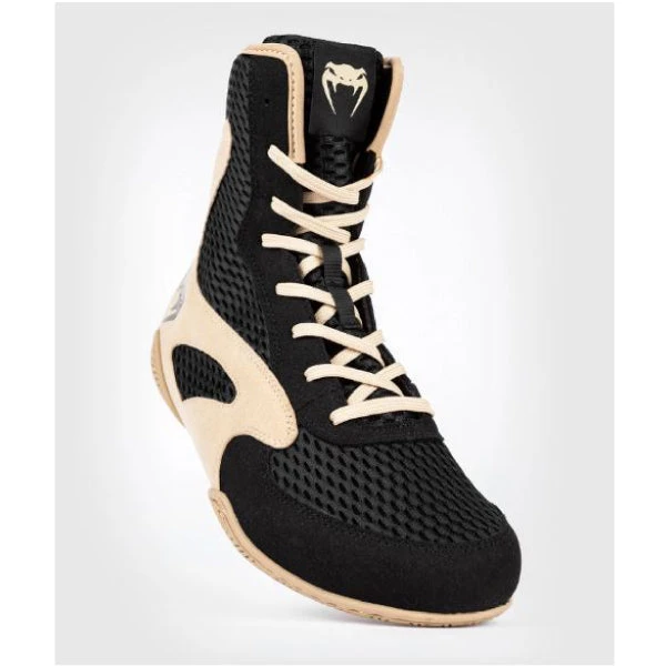 Venum Contender Boxing Shoes - Black/Sand 4 Venum Contender Boxing Shoes - Black/Sand - Image 2