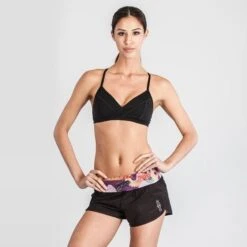 Grips Womens Functional Training Shorts Flower Power -Thefightfactory Shop womens functional training shorts flower power