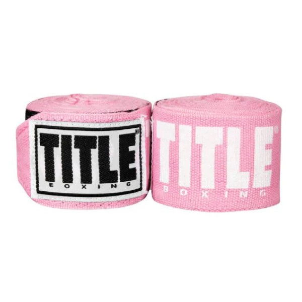 Title Boxing Power-Flex Elite 180" Boxing Hand Wraps Pink 3 Title Boxing Power-Flex Elite 180" Boxing Hand Wraps Pink