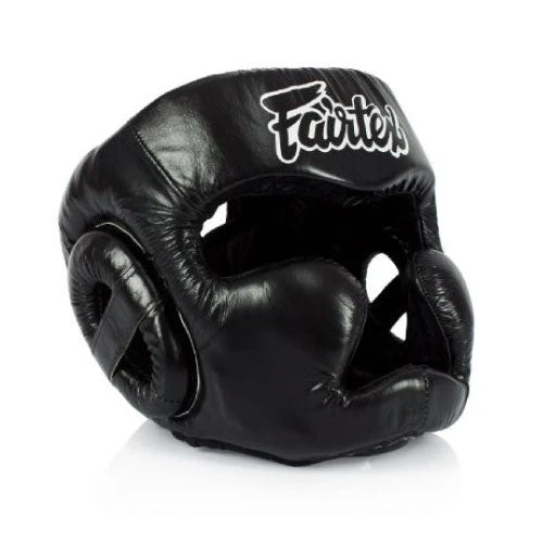 Fairtex HG13 Black Diagonal Vision Headguard 4 Fairtex HG13 Black Diagonal Vision Headguard - Image 2